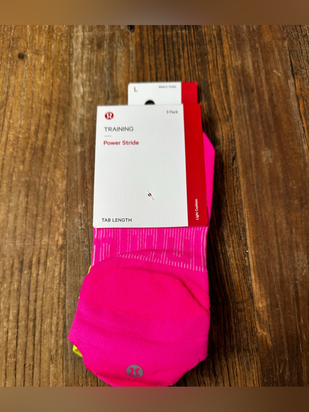 lululemon athletica Tab-Length Training Socks in Bright Pink